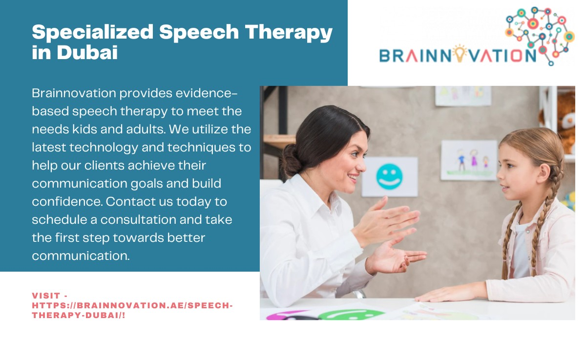 Specialized Speech Therapy in Dubai